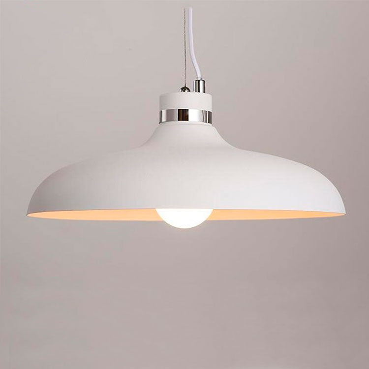 Cúpula Blanco con Detalle Plateado